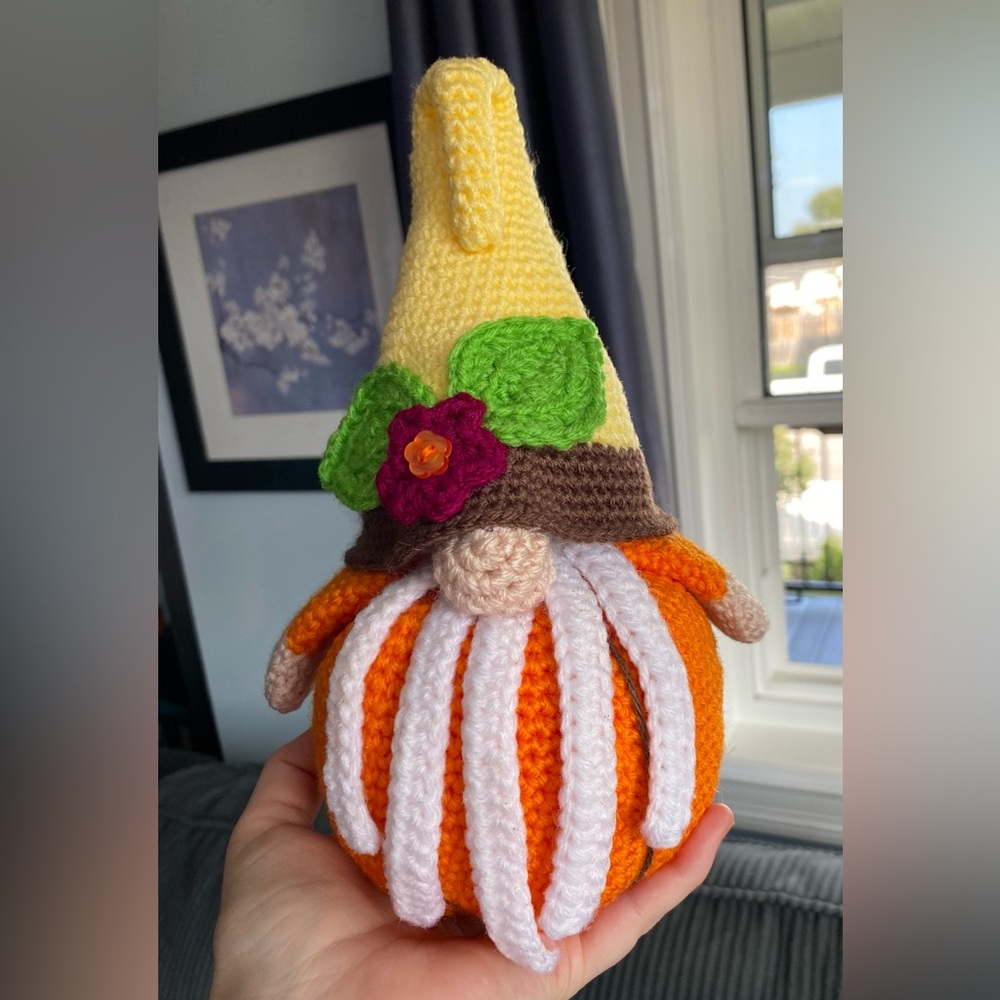 Halloween gnome crochet